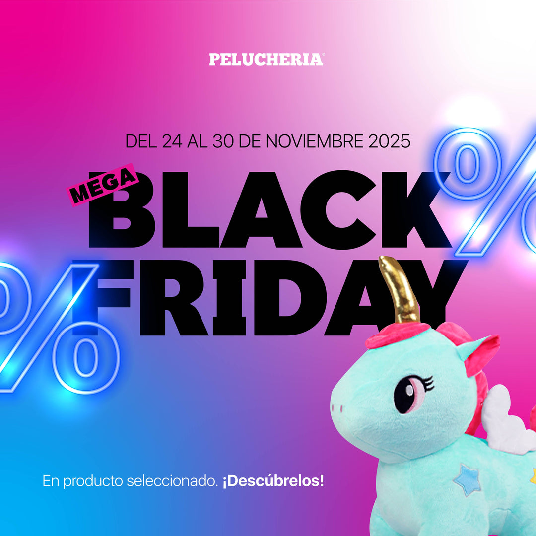 Gráfico publicitario de Black Friday con fondo azul y morado