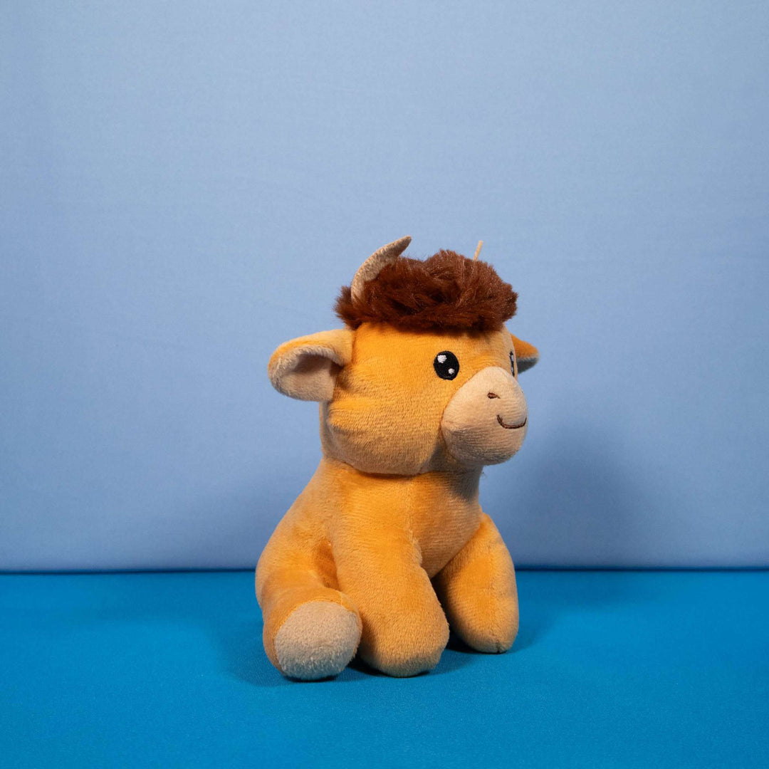 Set de 6 Piezas Toro de peluche Taurito 18 cm - Pelucheria
Toro con cuernos en color café 