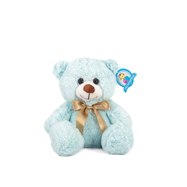 Oso de peluche azul abrazable, perfecto como regalo, decoraciones, eventos,  baby showers y fiestas. 