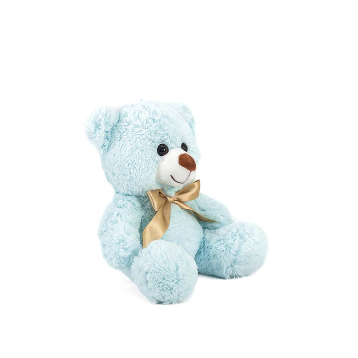 Oso de peluche azul abrazable, perfecto como regalo, decoraciones, eventos,  baby showers y fiestas. 