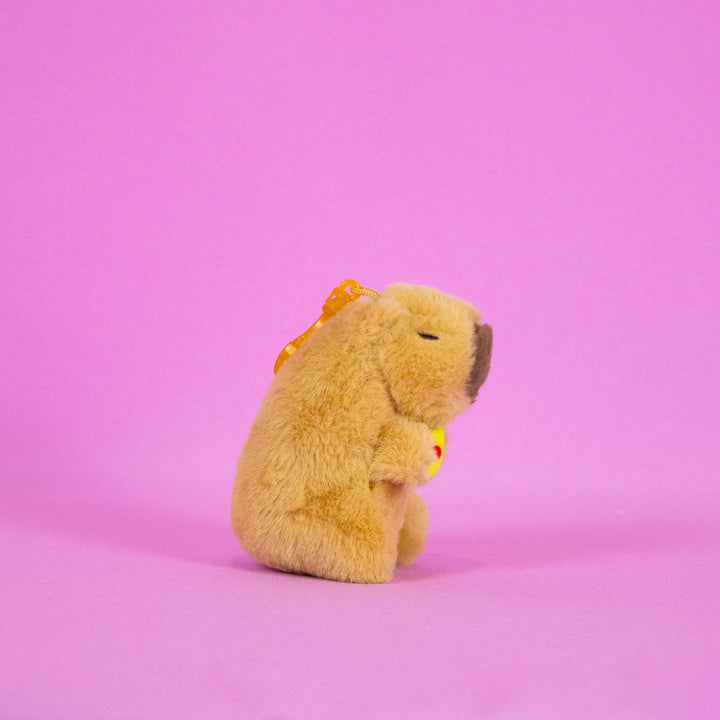 Set de 12 Piezas Llavero de peluche Capibara 10 cm