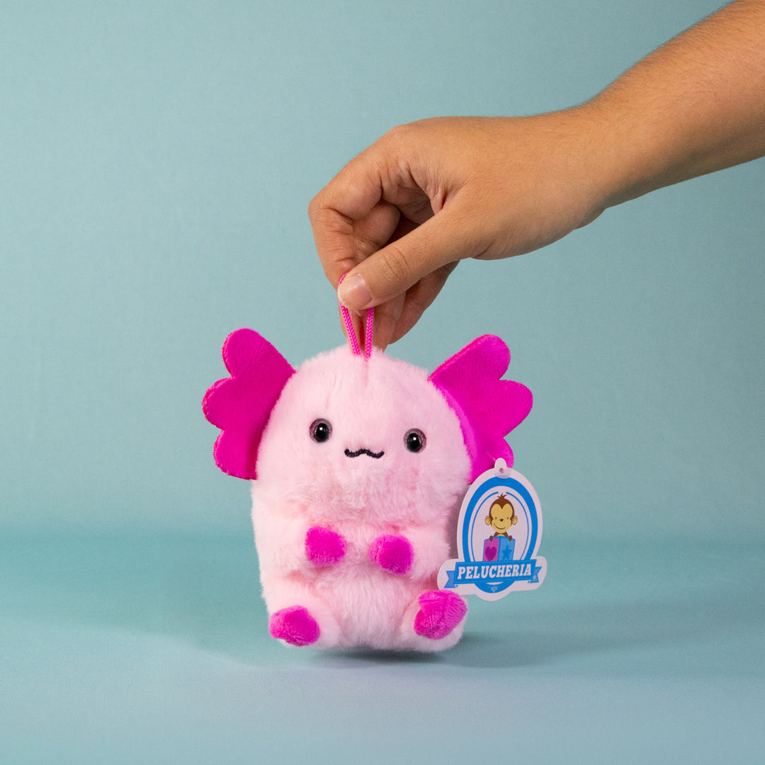 Ajolote Axolotl de peluche 12 cm