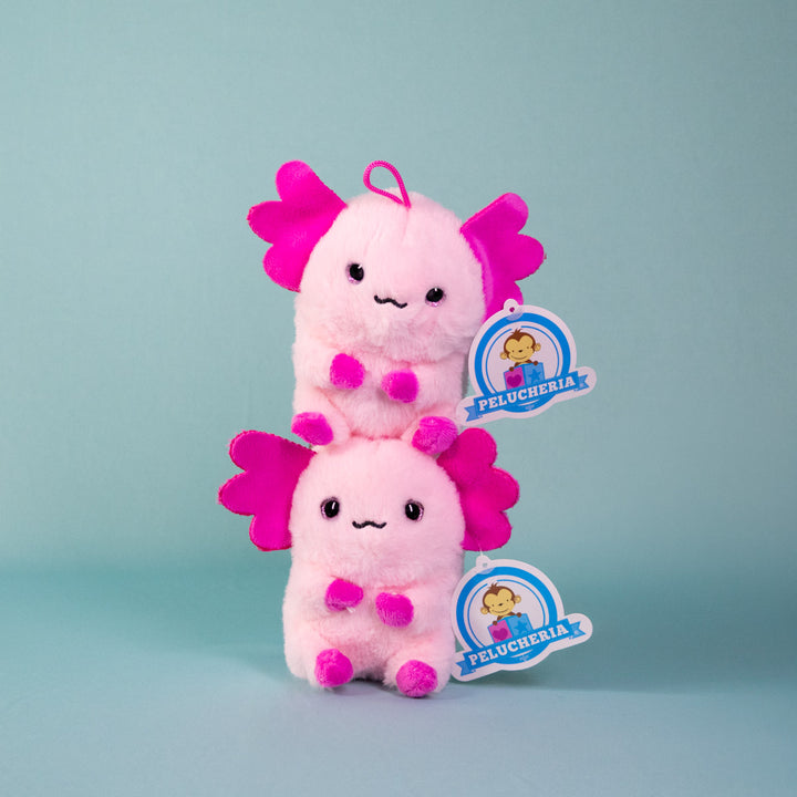 Ajolote Axolotl de peluche 12 cm