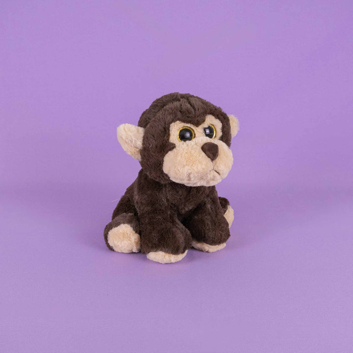 Set de 9 piezas Zoológico de peluche animales de 25 cm, perro, gato, conejo, panda, oso, rana, chango, mapache y elefante