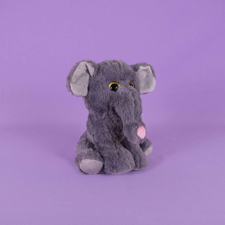 Set de 9 piezas Zoológico de peluche animales de 25 cm, perro, gato, conejo, panda, oso, rana, chango, mapache y elefante
