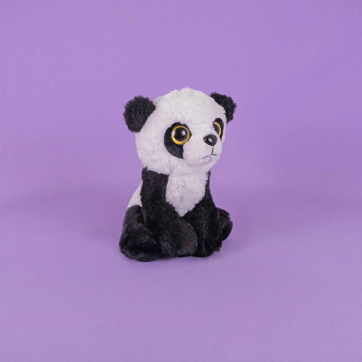 Set de 9 piezas Zoológico de peluche animales de 25 cm, perro, gato, conejo, panda, oso, rana, chango, mapache y elefante