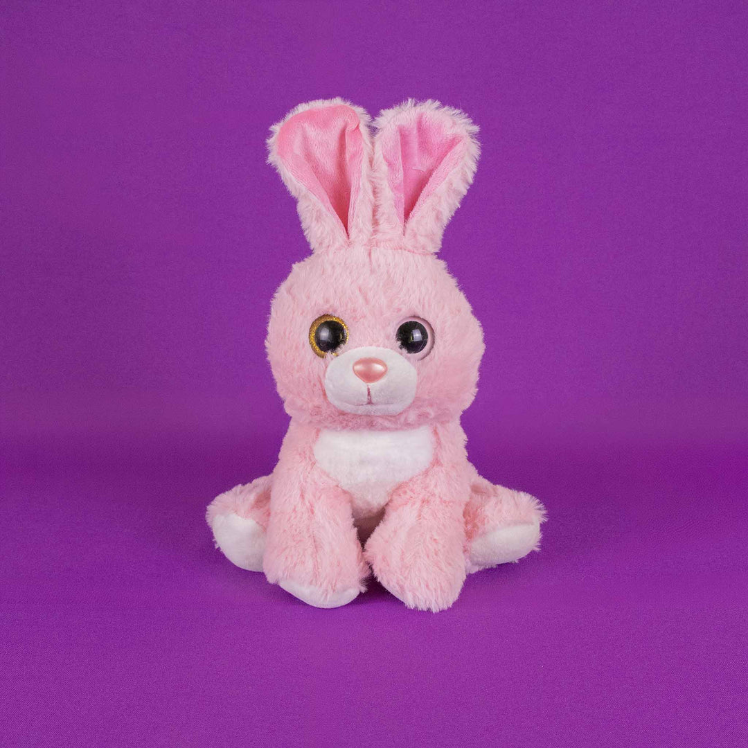 Set de 9 piezas Zoológico de peluche animales de 25 cm, perro, gato, conejo, panda, oso, rana, chango, mapache y elefante