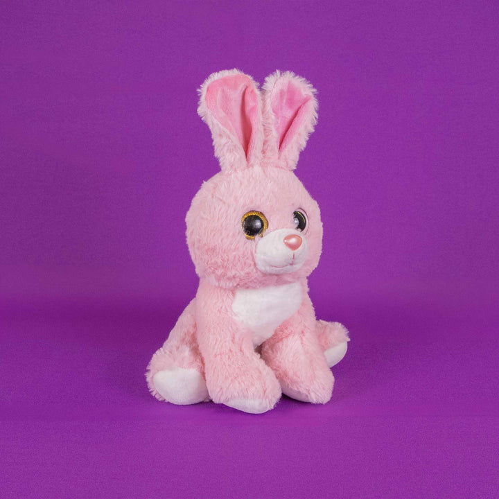 Set de 9 piezas Zoológico de peluche animales de 25 cm, perro, gato, conejo, panda, oso, rana, chango, mapache y elefante