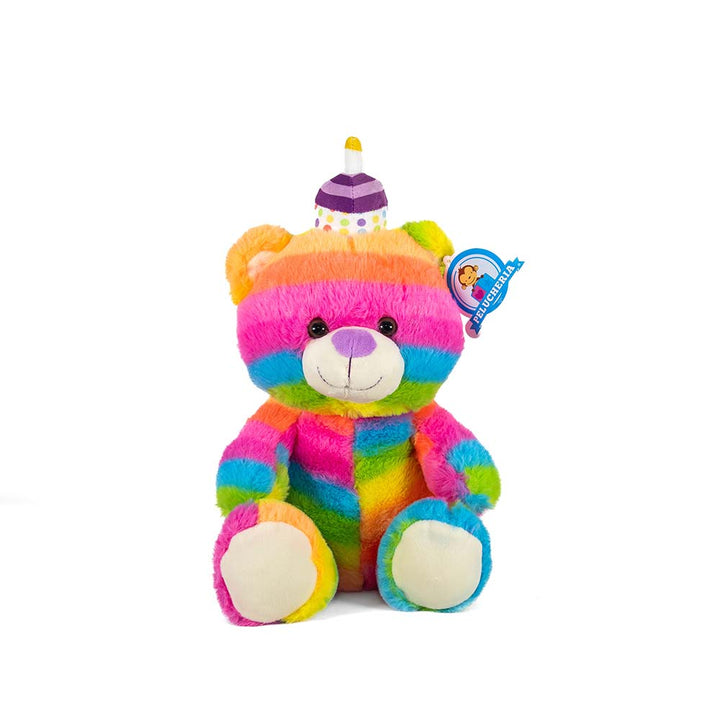 Oso de peluche HBD 28 cm, peluches para regalo de cumpleaños
