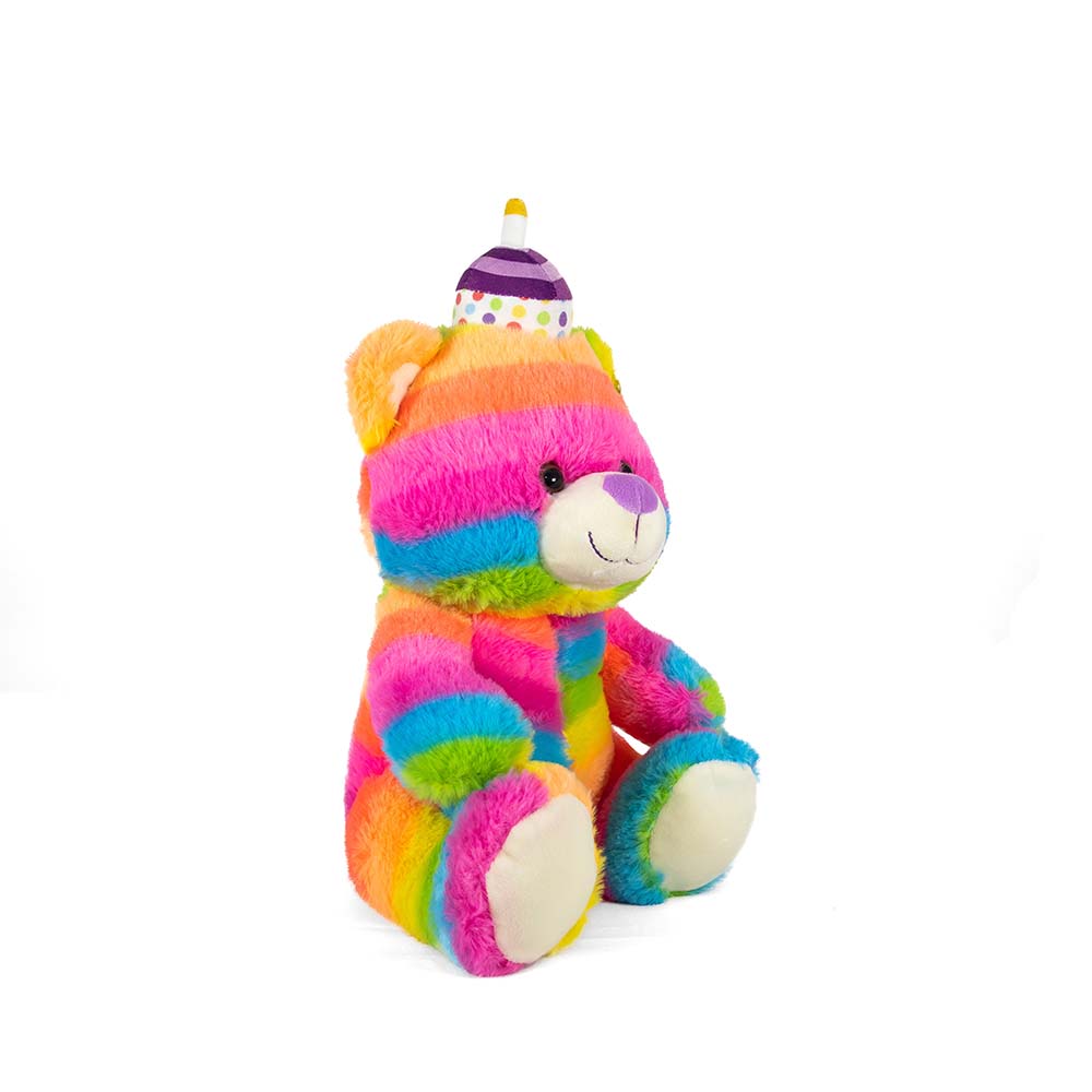 Oso de peluche HBD 28 cm, peluches para regalo de cumpleaños