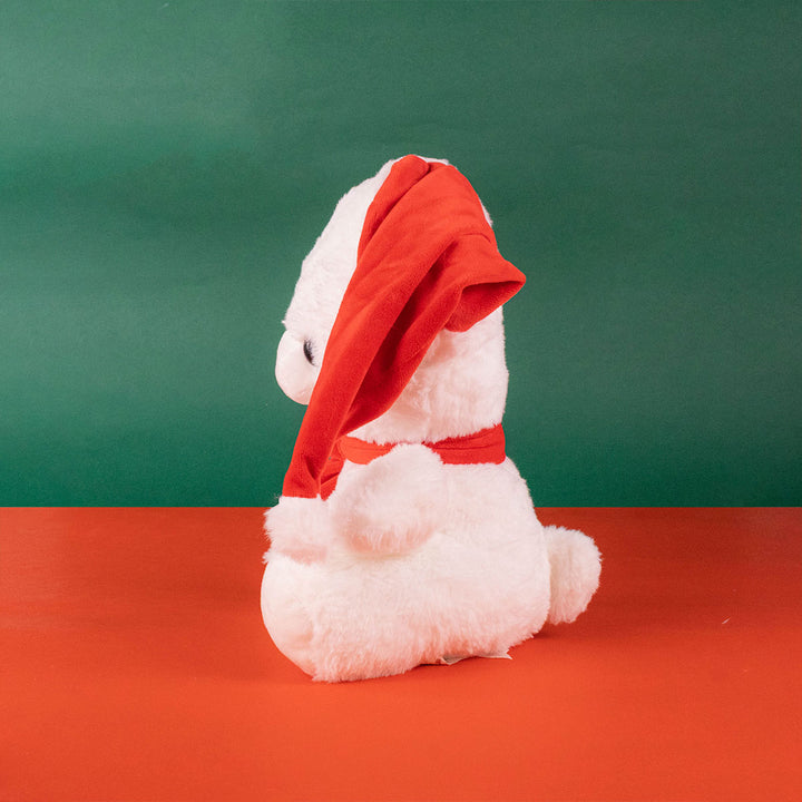 Oso Bubu navideño Blanco 28 cm