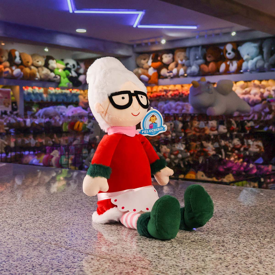 Mamá Claus de peluche 48 cm Navidad