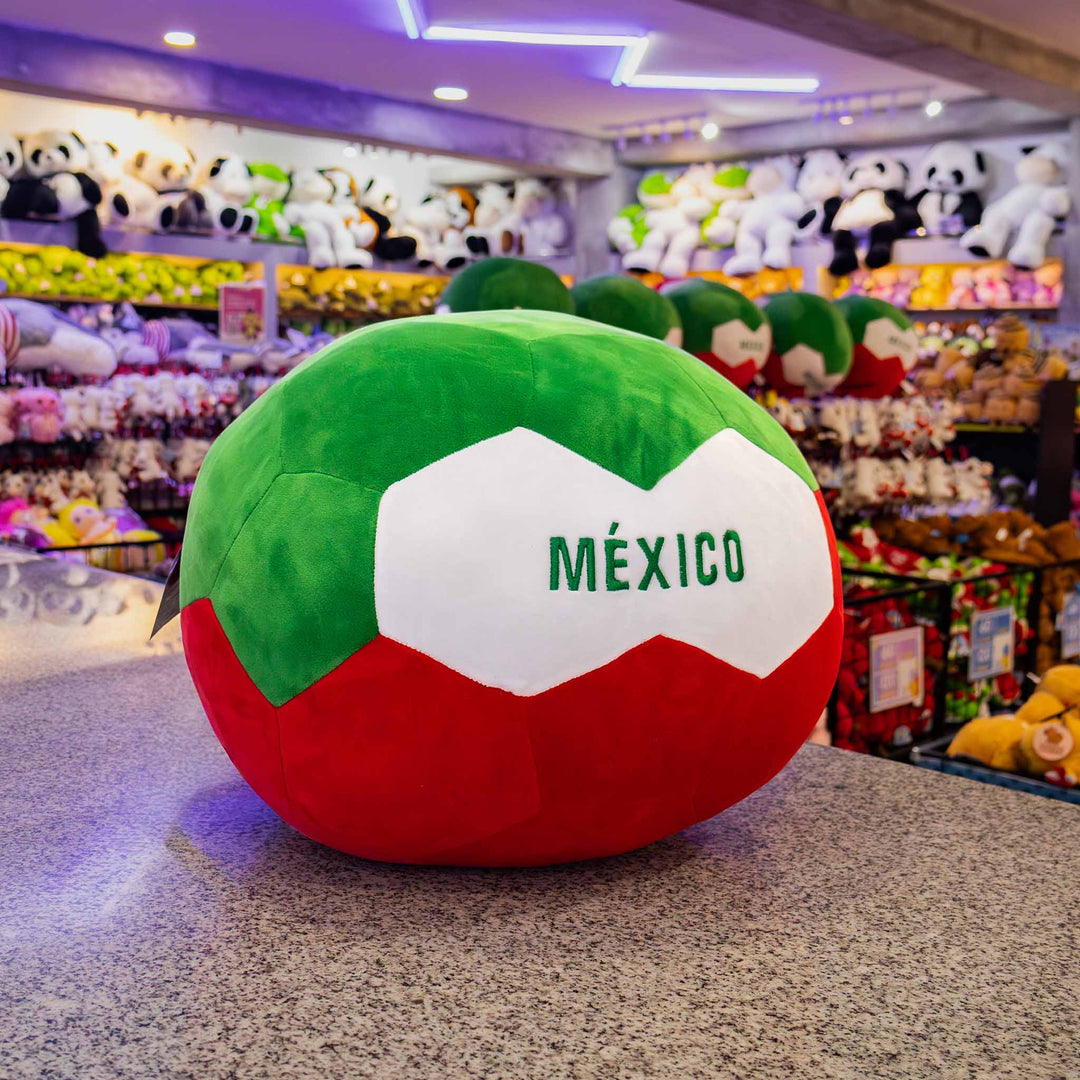Peluches para el mundial. Peluche de balón país México