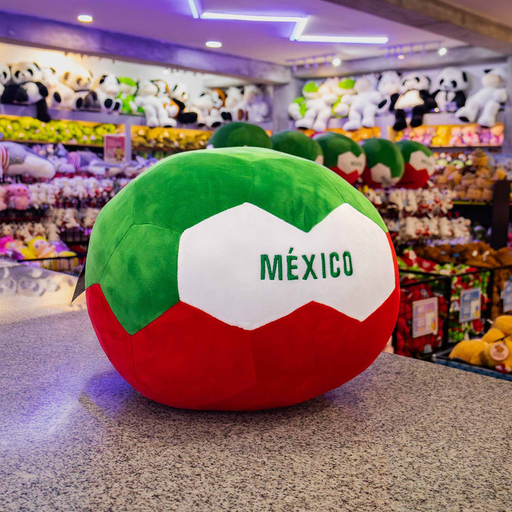 Peluches para el mundial. Peluche de balón país México