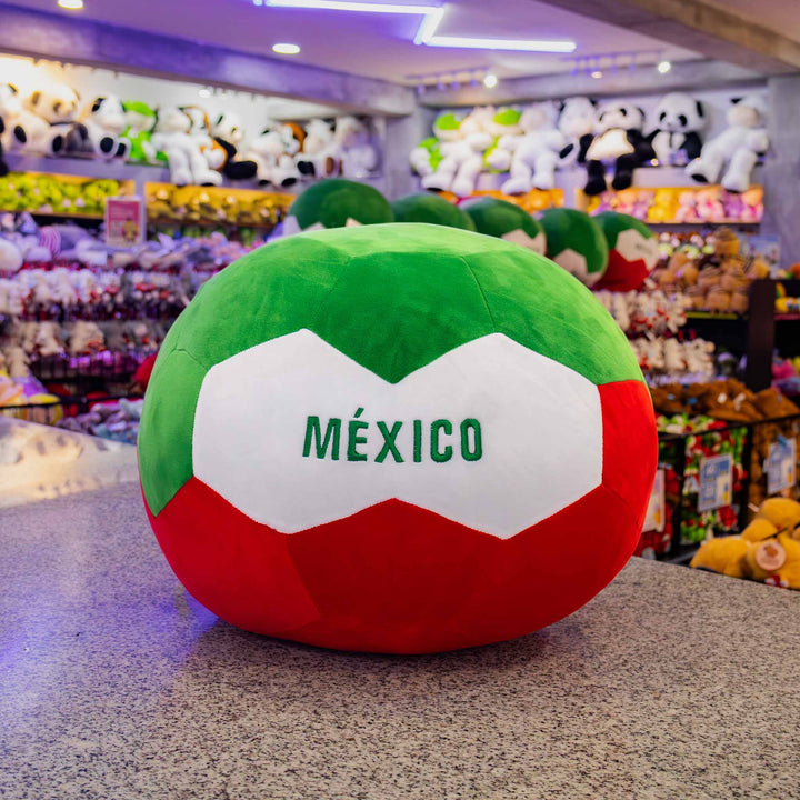 Peluches para el mundial. Peluche de balón país México