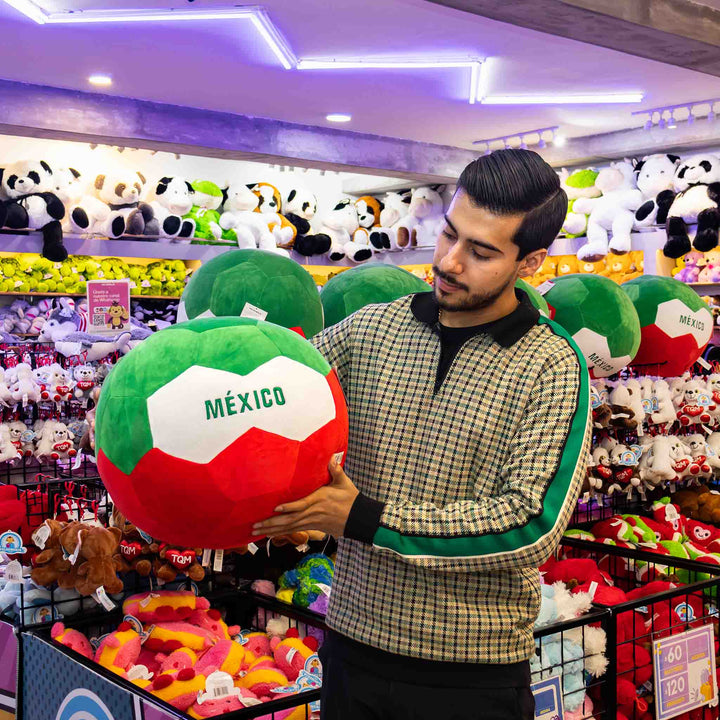 Peluches para el mundial. Peluche de balón país México