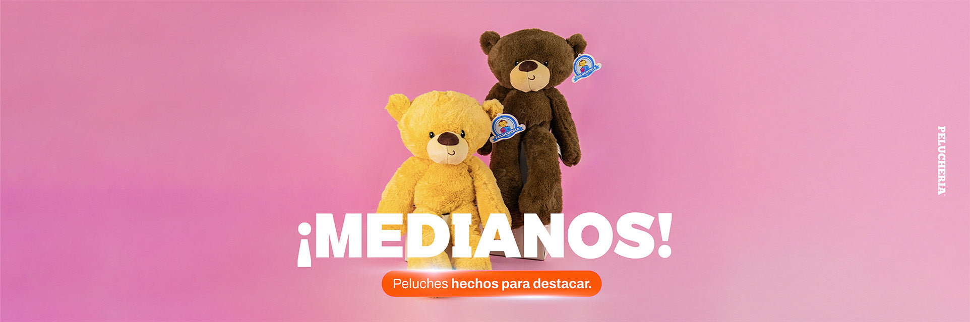 Colección de peluches tamaño mediano al mayoreo