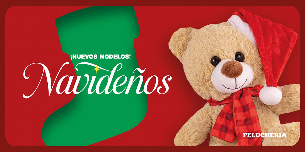 Peluches navideño perfecto para estas épocas navideñas, decoración navideña y regalos 