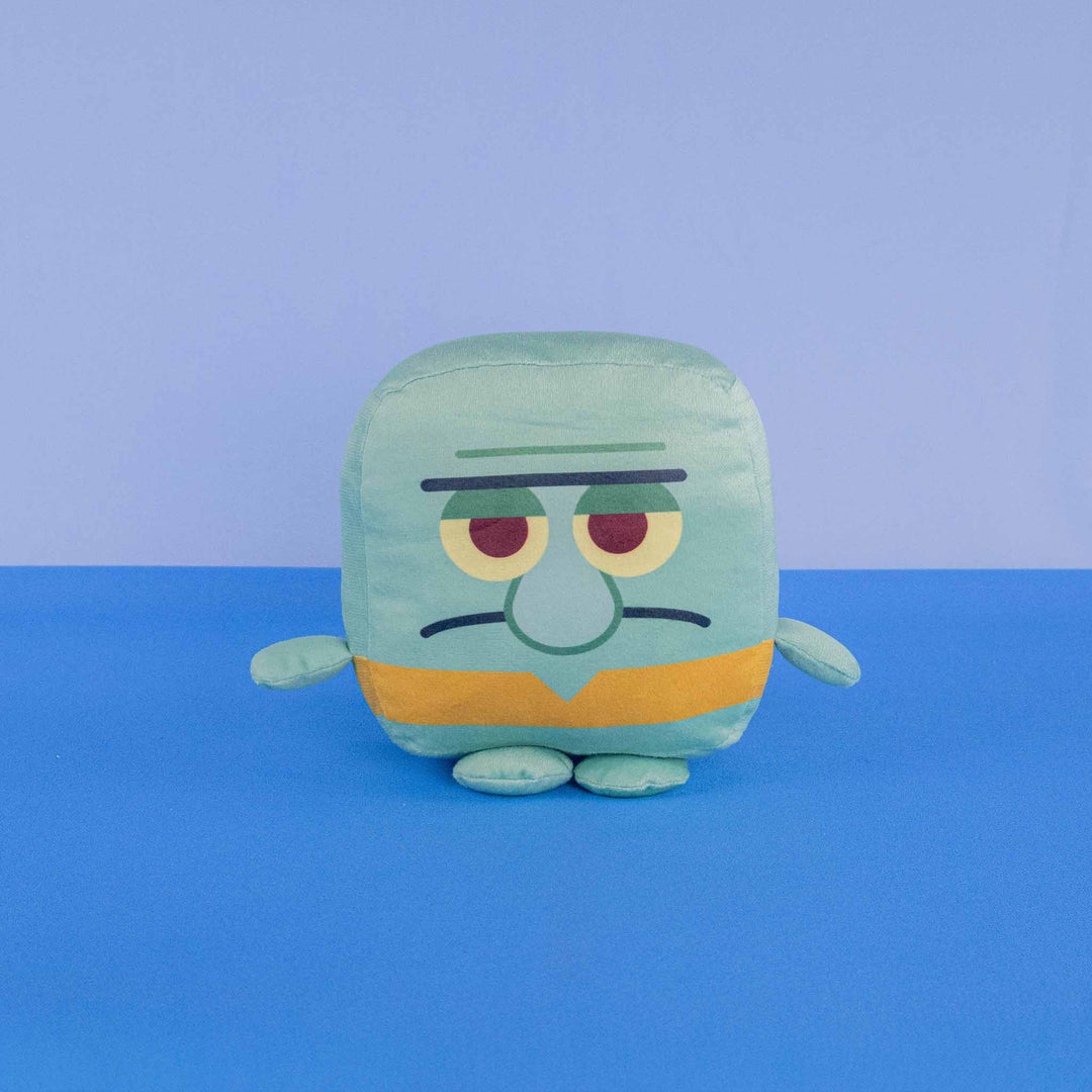 Bob Esponja de peluche Kawaii Cubes 18 cm, peluches de licencias. Personajes de Bob esponja, Calamardo, Arenita , Plantón y Patricio 