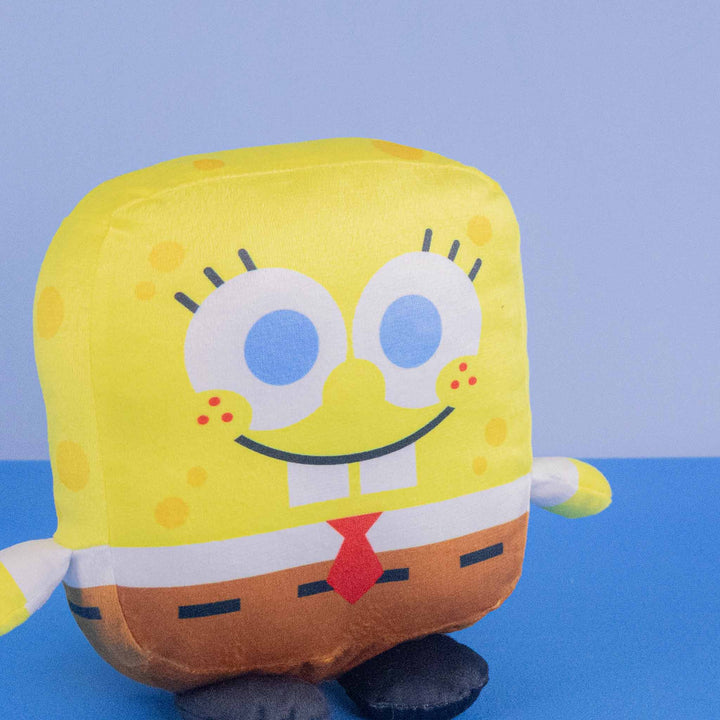 Bob Esponja de peluche Kawaii Cubes 18 cm, peluches de licencias. Personajes de Bob esponja, Calamardo, Arenita , Plantón y Patricio 
