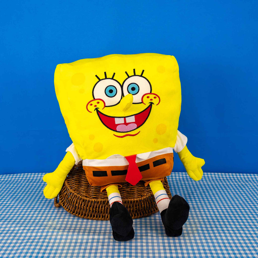 Bob Esponja de peluche Clásico 45 cm - Peluches originales de licencia. Peluche de bob esponja original