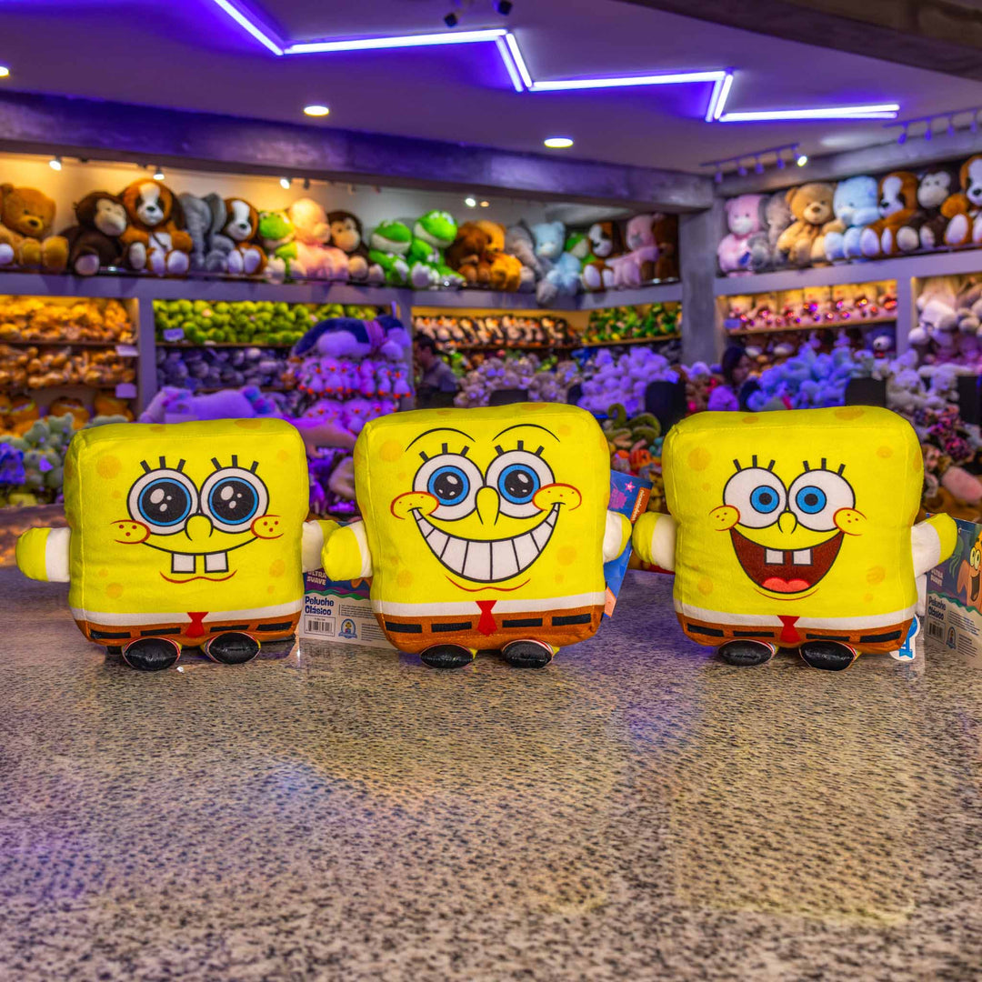 Peluches de bob esponja, licencia original de paramount. Peluches para coleccionistas, peluches de licencia