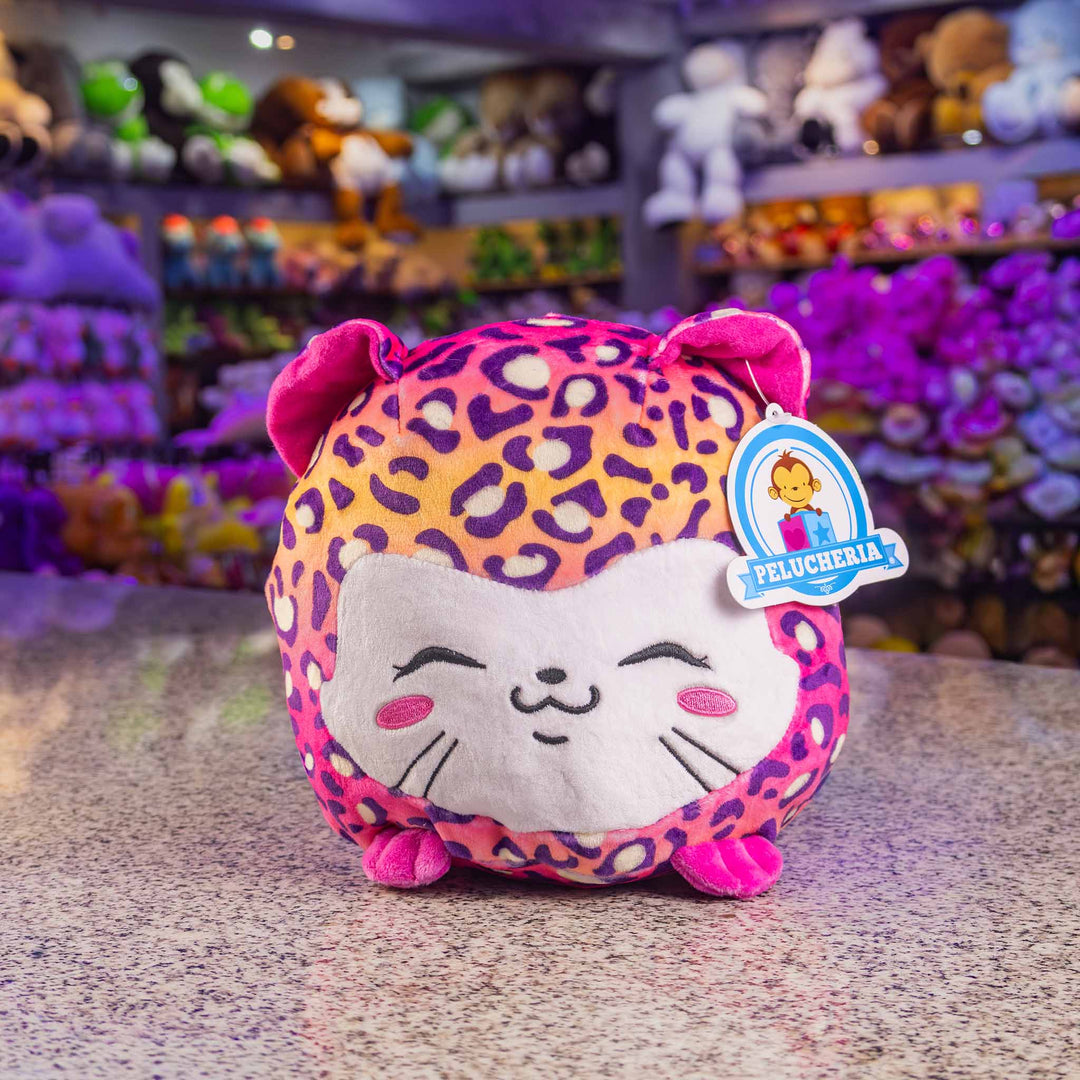 Bolita de peluche Jaguar Kawaii 17 cm - Pelucheria