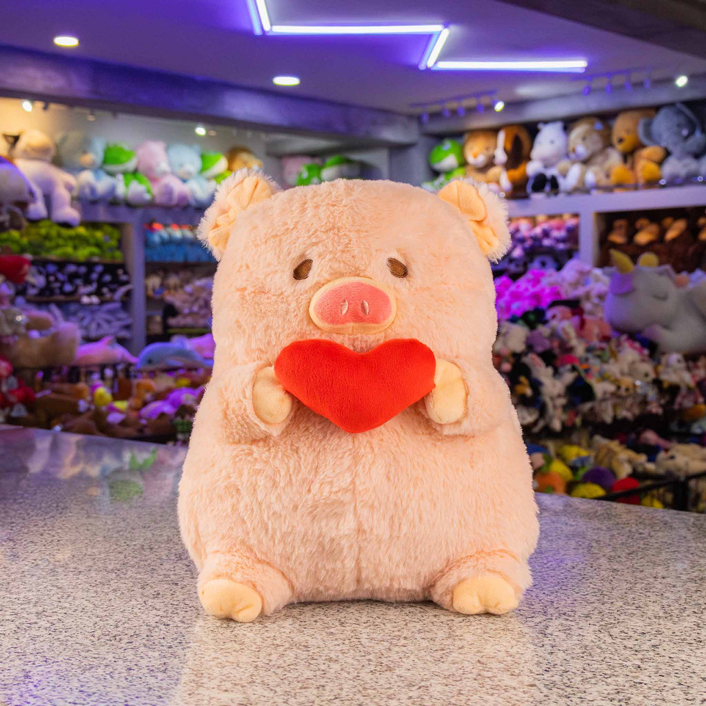 Cerdo Cerdito de peluche para San Valentín , ideal para regalos , tiendas, eventos , decoración. Peluches al mayoreo 