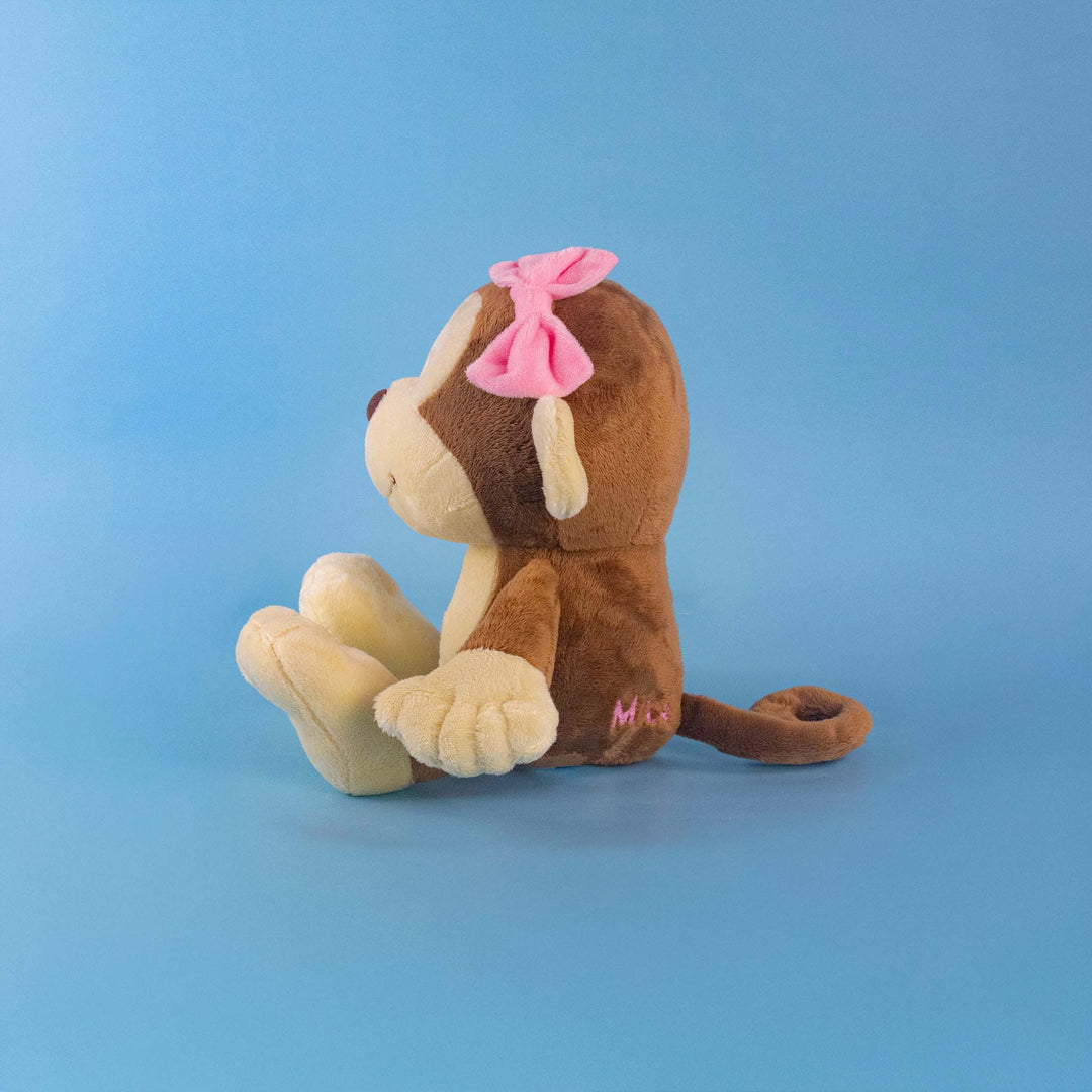 Chango de peluche perfecto para regalar, ideal para tiendas de regalo, distribuidores y mayoristas.