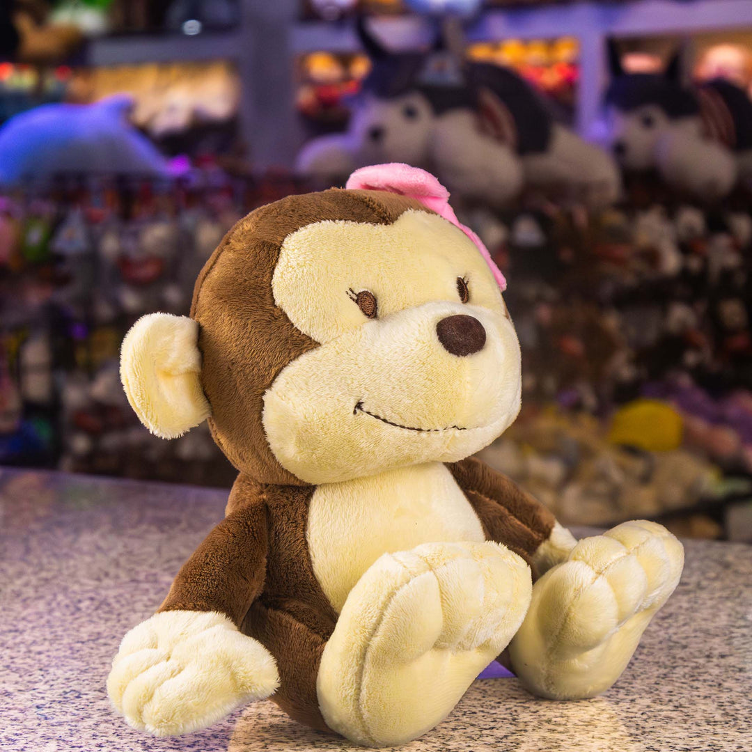 Chango de peluche perfecto para regalar, ideal para tiendas de regalo, distribuidores y mayoristas.