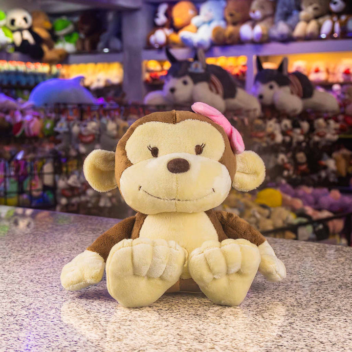 Chango de peluche perfecto para regalar, ideal para tiendas de regalo, distribuidores y mayoristas.