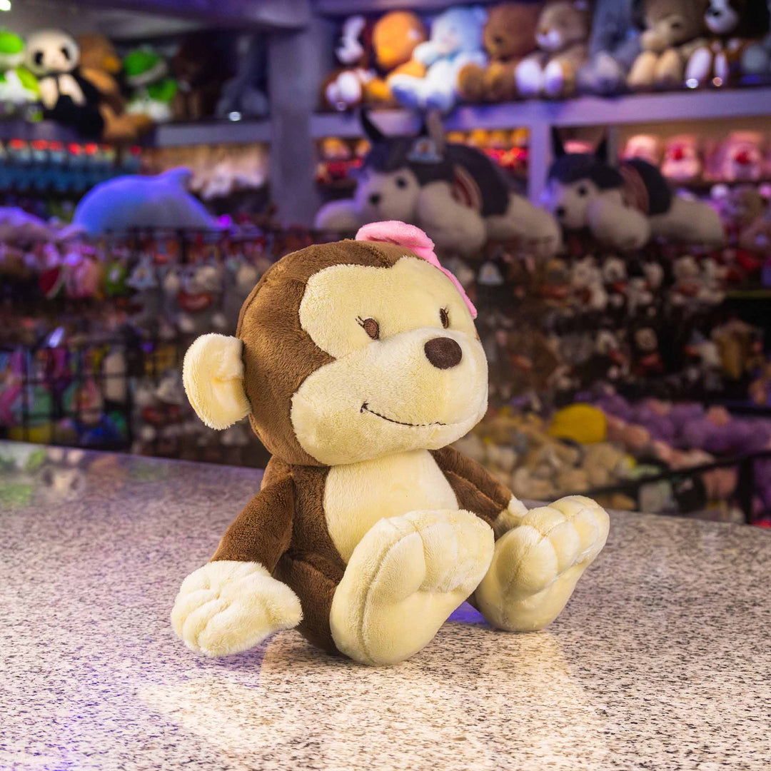 Chango de peluche perfecto para regalar, ideal para tiendas de regalo, distribuidores y mayoristas.