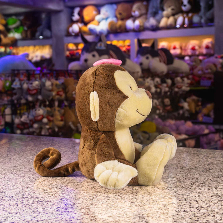 Chango de peluche perfecto para regalar, ideal para tiendas de regalo, distribuidores y mayoristas.