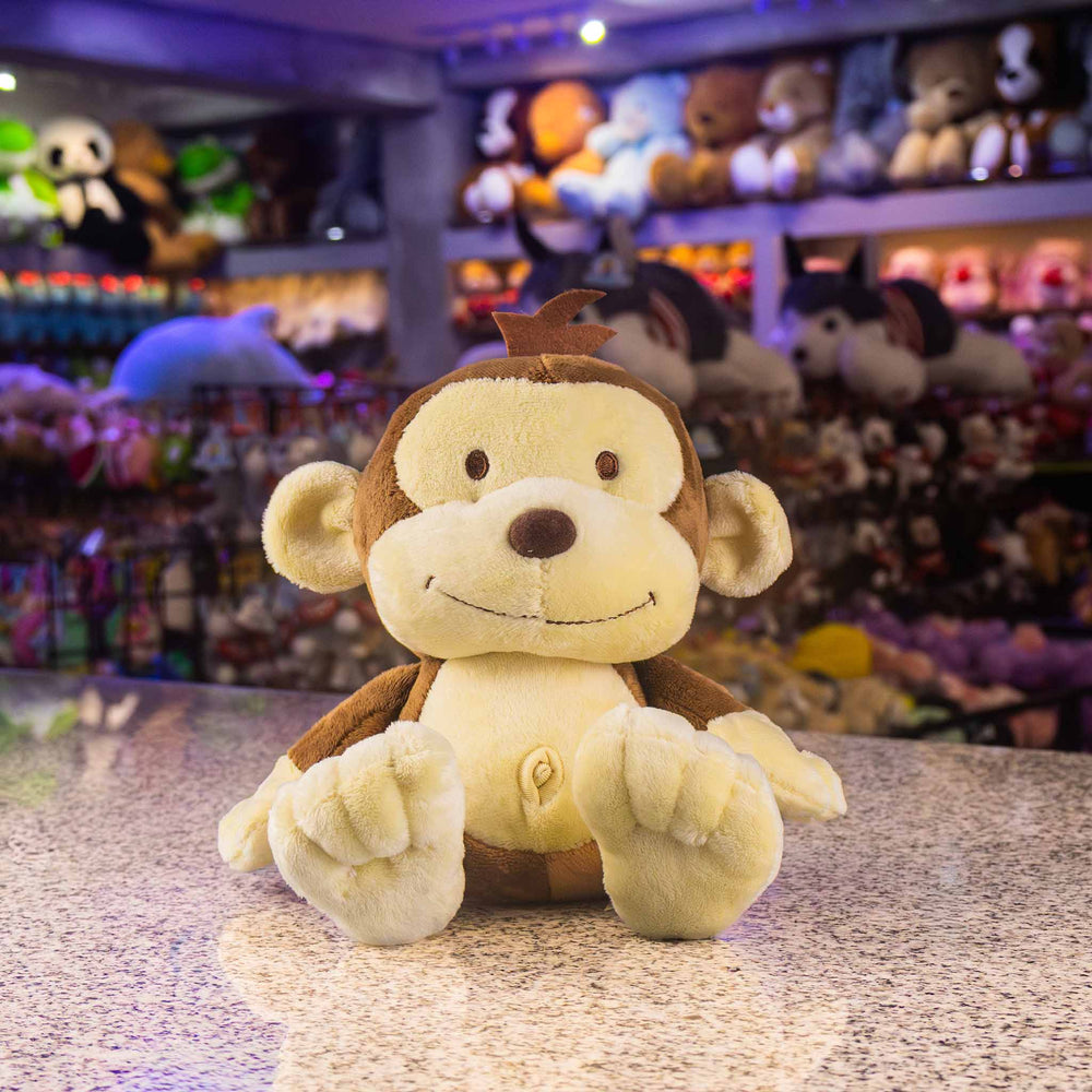 Chango de peluche perfecto para regalar, ideal para tiendas de regalo, distribuidores y mayoristas.