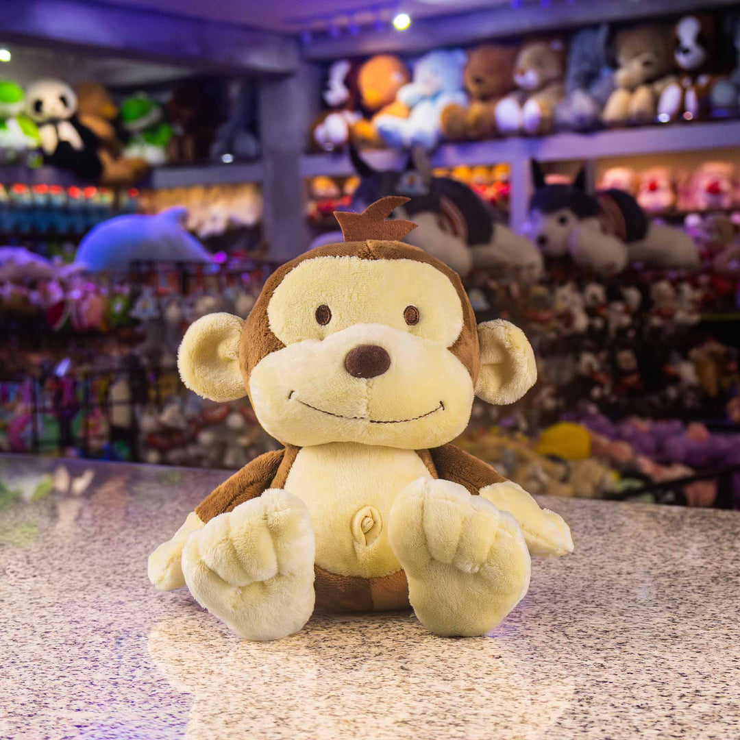 Chango de peluche perfecto para regalar, ideal para tiendas de regalo, distribuidores y mayoristas.