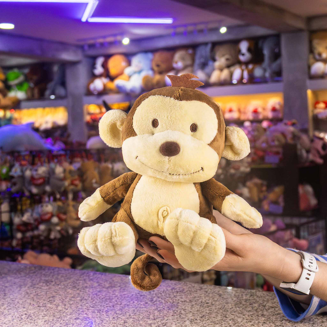 Chango de peluche perfecto para regalar, ideal para tiendas de regalo, distribuidores y mayoristas.