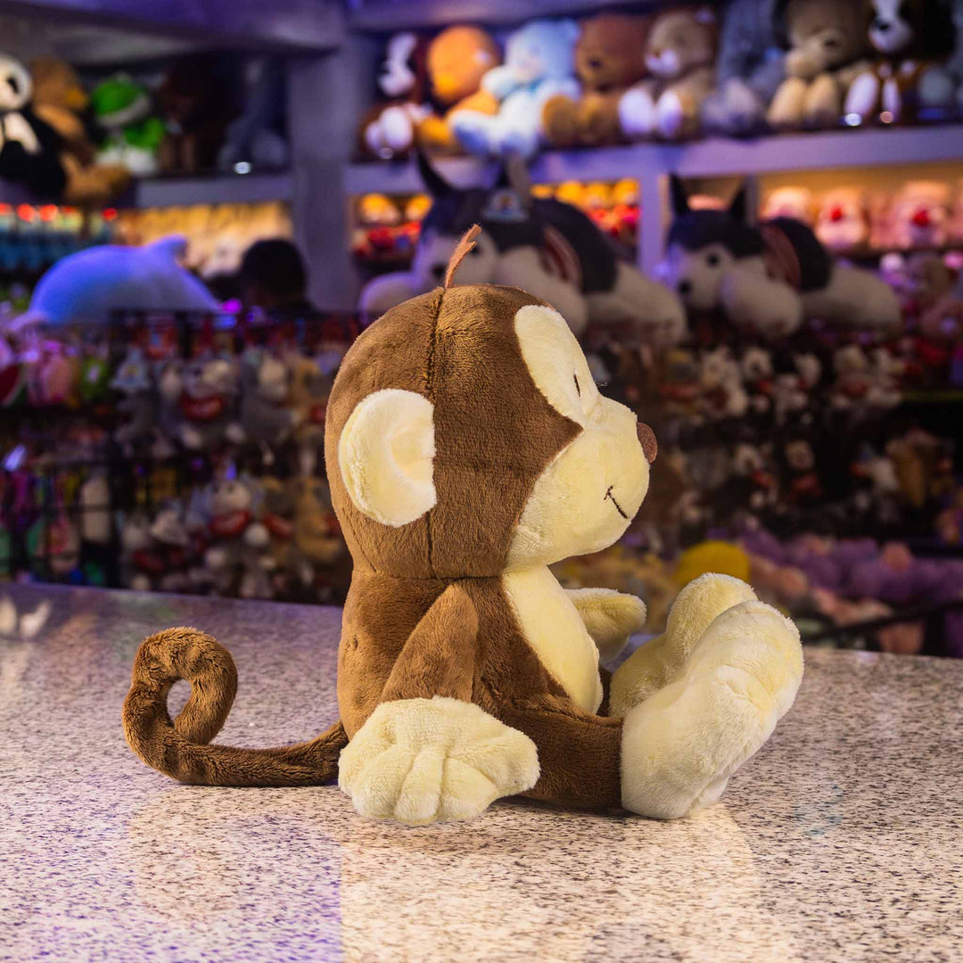 Chango de peluche perfecto para regalar, ideal para tiendas de regalo, distribuidores y mayoristas.