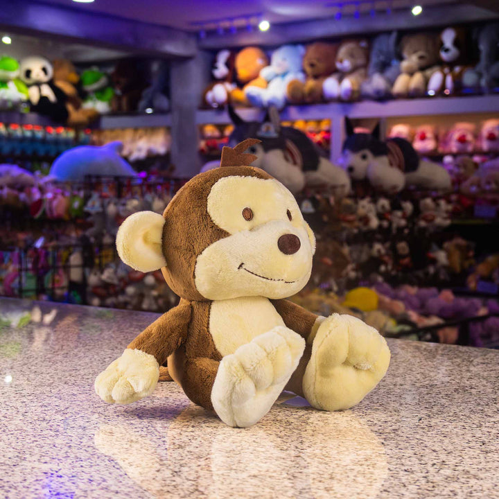 Chango de peluche perfecto para regalar, ideal para tiendas de regalo, distribuidores y mayoristas.