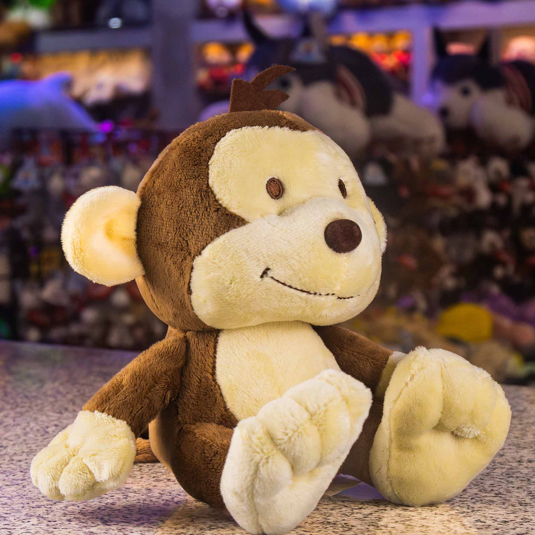 Chango de peluche perfecto para regalar, ideal para tiendas de regalo, distribuidores y mayoristas.