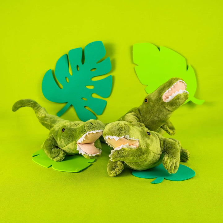 Cocodrilo de peluche Miami 30 cm, peluches para decorar fiesta de niño 