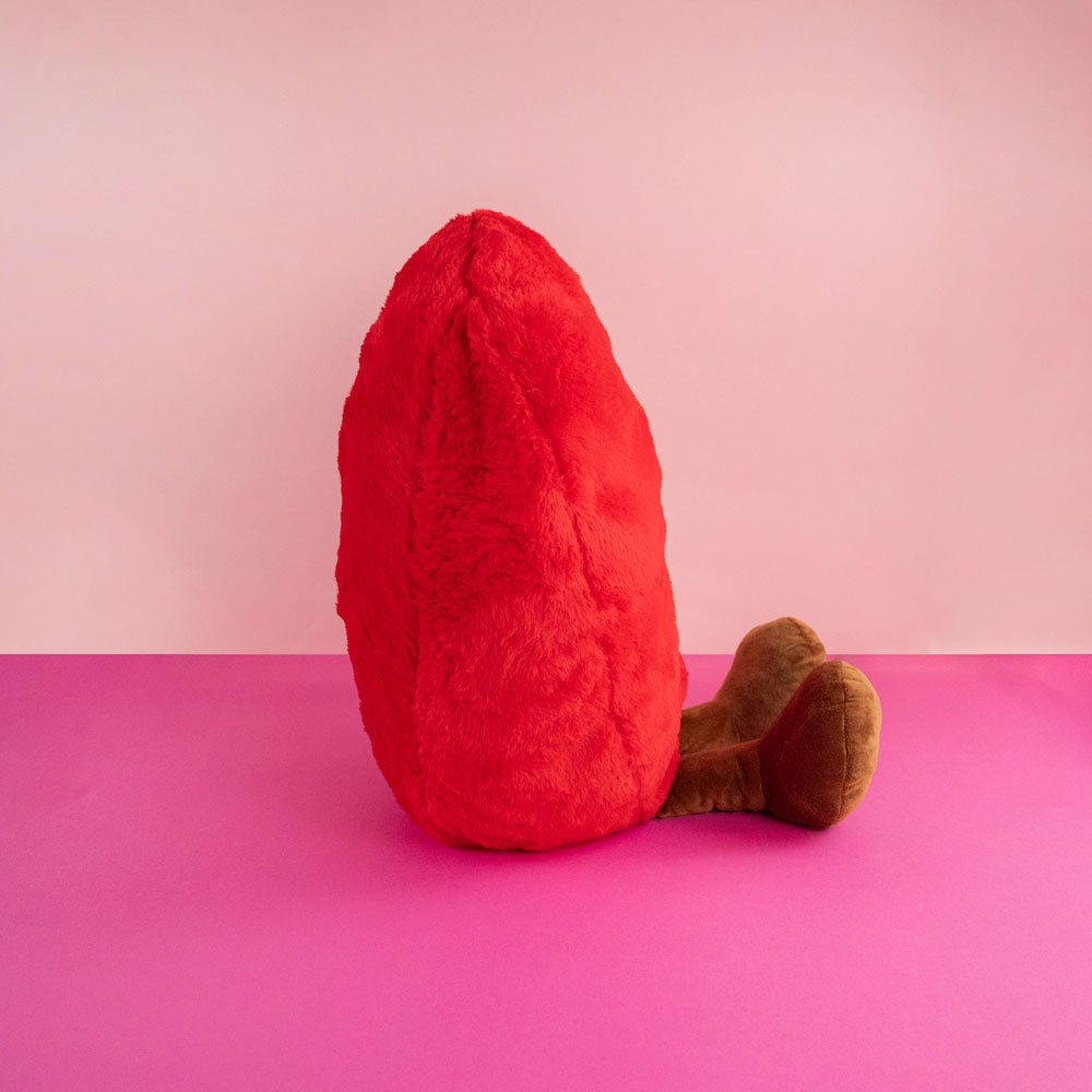 Cojín de corazón de peluche al mayoreo. Peluches para San Valentín. Tiendas de regalo