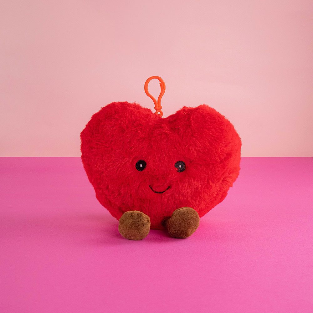 Cojín de corazón de peluche al mayoreo. Peluches para San Valentín. Tiendas de regalo