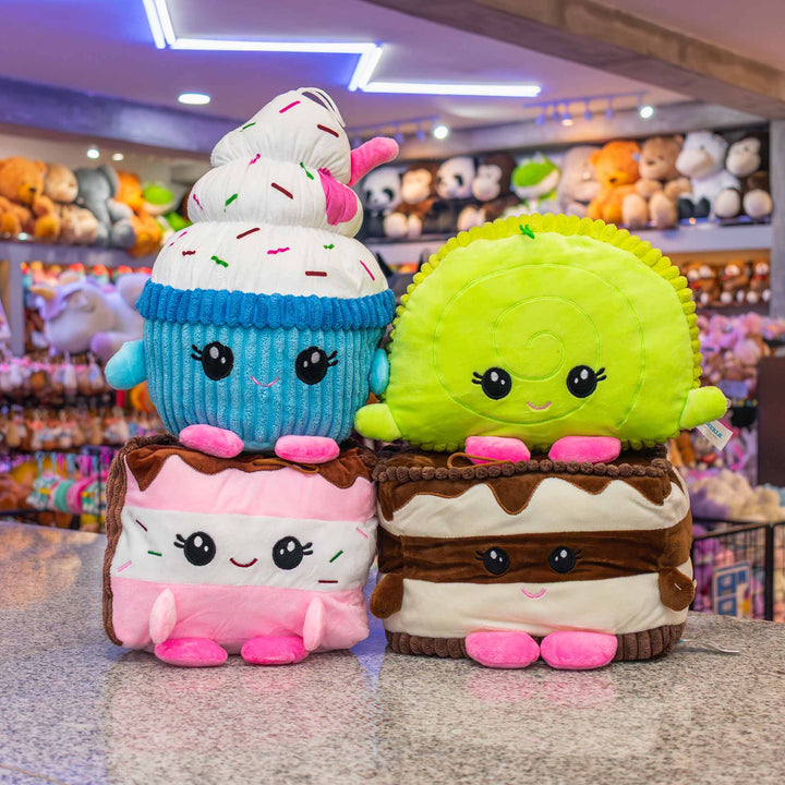 Postres de peluche, comida tierna y divertida de peluche. Ideal para regalos en cumpleaños, eventos y tiendas