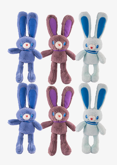 Set de 6 piezas Conejo de peluche Colors 17 cm - Pelucheria
