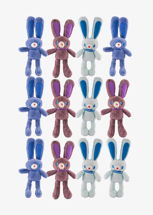 Set de 12 piezas Conejo de peluche Colors 17 cm - Pelucheria