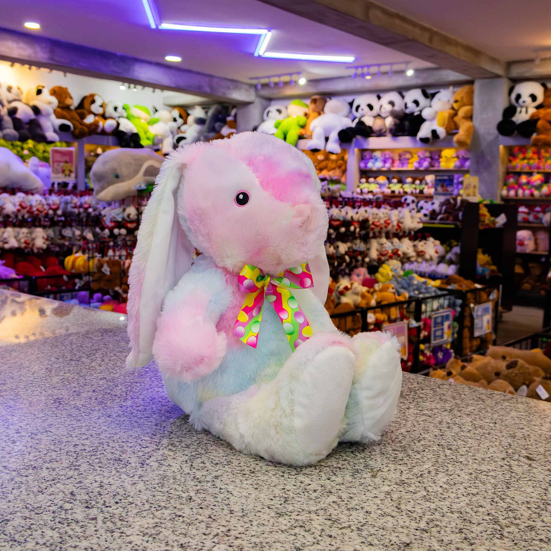 Set de 3 piezas Conejos de peluche Clásico 27 cm , conejos de peluche al mayoreo, para eventos y decoraciones