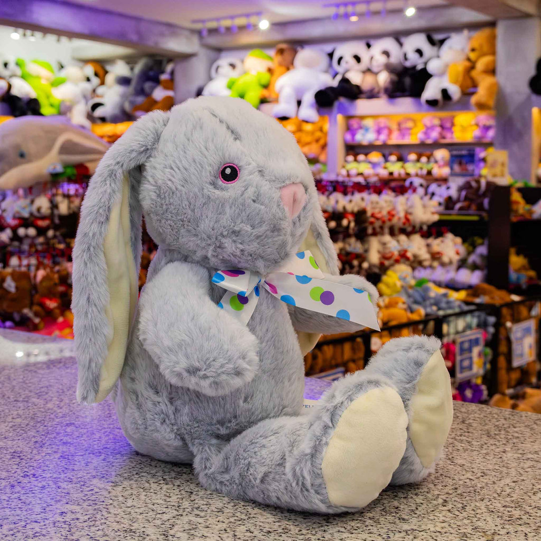 Set de 3 piezas Conejos de peluche Clásico 27 cm , conejos de peluche al mayoreo, para eventos y decoraciones
