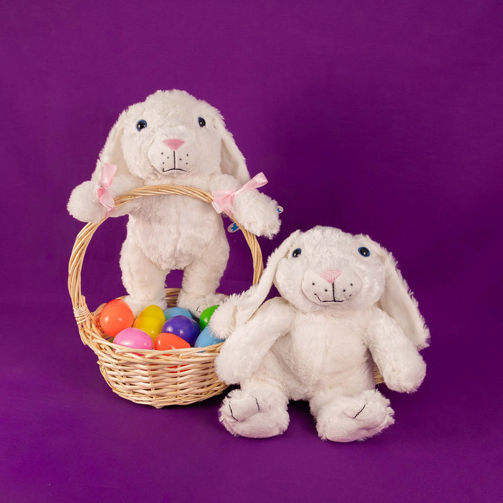 Conejo de peluche Albino 20cm, conejo de peluche para decoraciones, regalos o tiendas de mayoristas