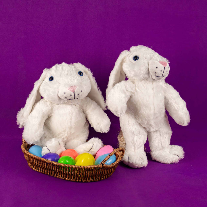 Conejo de peluche Albino 20cm, conejo de peluche para decoraciones, regalos o tiendas de mayoristas
