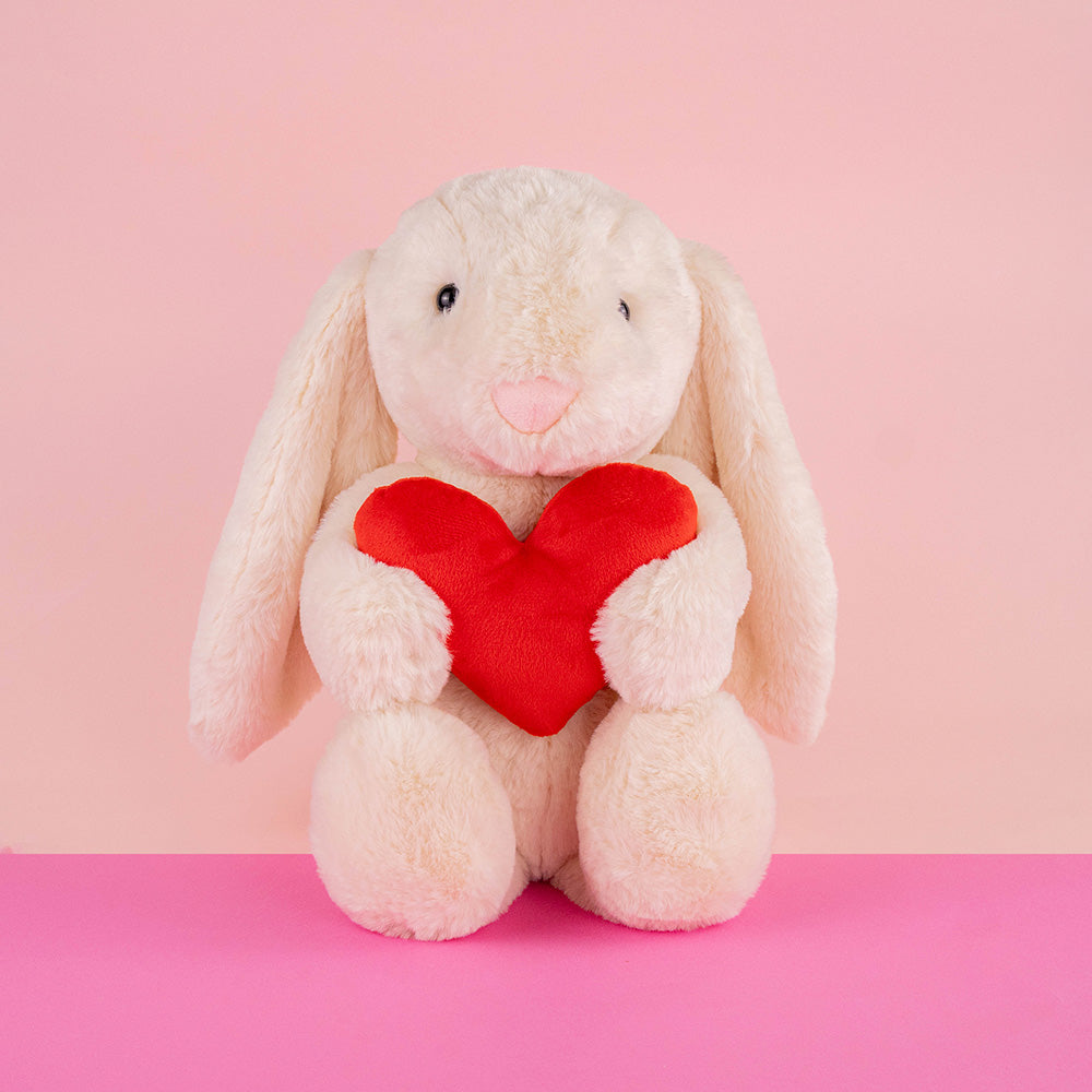 Conejo de peluche para San Valentín , ideal para regalos , tiendas, eventos , decoración. Peluches al mayoreo 